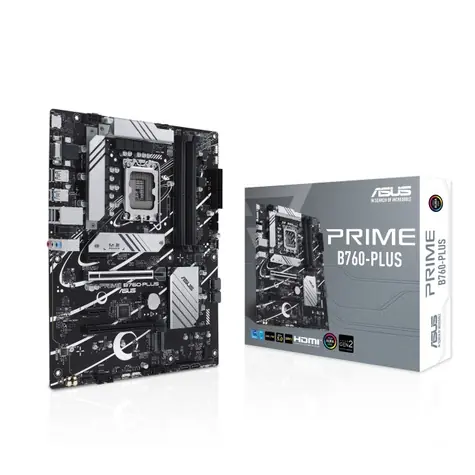 ASUS PRIME B760-PLUS / B760 / LGA 1700 / 4x DDR5 / PCIEx16 / 1x GLAN / Wi-Fi / ATX 