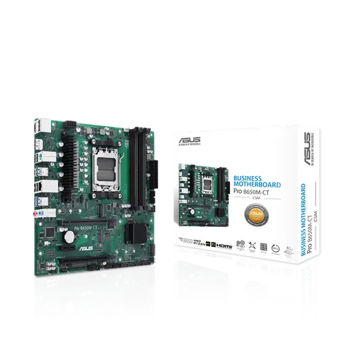 ASUS PRO B650M-CT-CSM / B650 / AM5 / 4x DDR5 / PCIEx16 / 1x GLAN / mATX 