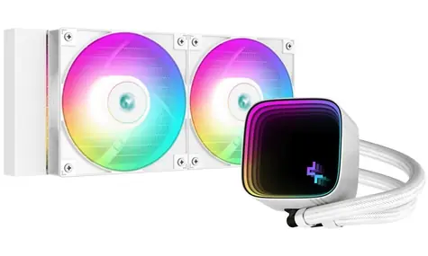 DEEPCOOL LS520 SE bílá / 2x 120mm / 500-2250 RPM / Intel + AMD 