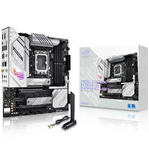 ASUS ROG STRIX B760-G GAMING WIFI / B760 / LGA 1700 / 4x DDR5 / PCIEx16 / 1x 2.5GLAN / mATX 