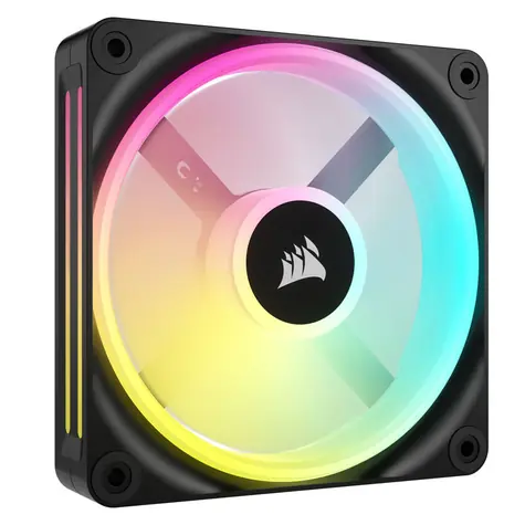 Corsair iCUE LINK QX120 RGB černá / Fluid Dynamic Bearing / 400-2400 RPM / 63.1 CFM / RGB / 4-pin