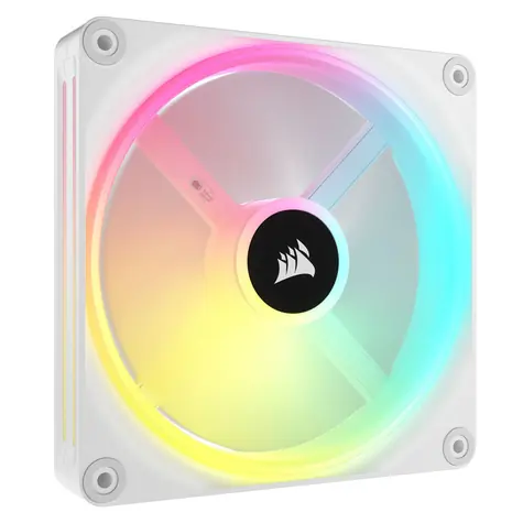 Corsair iCUE LINK QX140 RGB bílá / Fluid Dynamic Bearing / 400 - 2400 RPM / 82.5 CFM / RGB / 4-pin