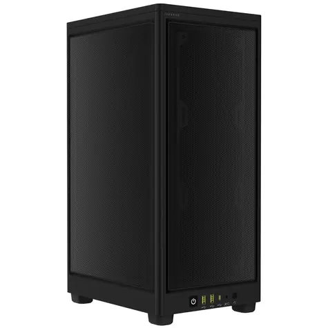 Corsair 2000D Airflow černá / mITX / 2x USB 3.2 / USB-C / 1x 120mm / bez zdroje / průhledná bočnice