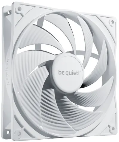 be quiet! Pure Wings 3 140mm PWM high-speed bílá / 140mm / Rifle Bearing / 30.5dB @ 1800RPM / 72.2CFM / 4-pin PWM