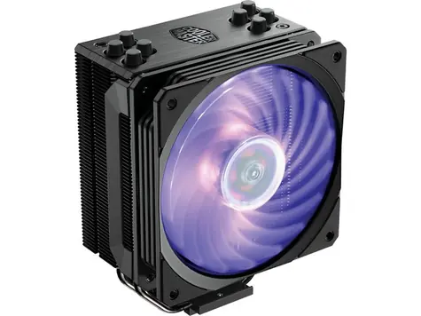 Cooler Master Hyper 212 RGB (LGA1700) černá / 120 mm / Rifle Bearing / 30 dB @ 2000 RPM / 4-pin