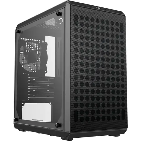 Cooler Master Q300L V2 černá / microATX / 2x USB-A 3.2 & 1x USB-C 3.2 2x2 / 2x 120mm / bez zdroje / průhledná bočnice