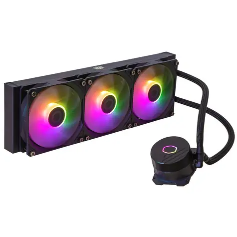 Cooler Master MasterLiquid ML360L CORE ARGB černá / 3x120mm / 27 dBA @ 1750 RPM / 4 pin + 3 pin 