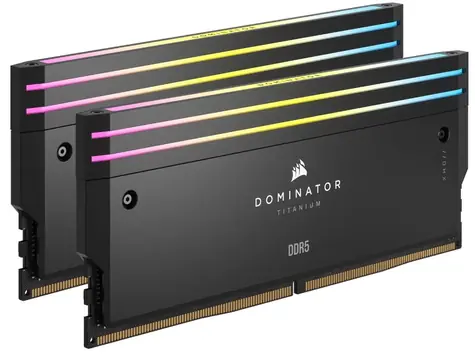 Corsair Dominator Titanium 32GB (2x 16GB) DDR5 6000MHz černá / CL30 / DIMM / XMP 3.0