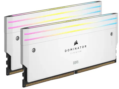 Corsair Dominator Titanium White 64GB (2x 32GB) DDR5 6400MHz / CL32 / DIMM / XMP 3.0