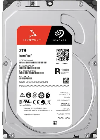Seagate IronWolf HDD 2TB / interní / 3.5