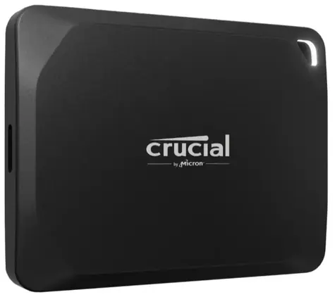 Crucial X10 4TB černá / Externí SSD / USB 3.2 Gen2 2x2 Type-C / R:2000MBs / W:2000MBs / 5y