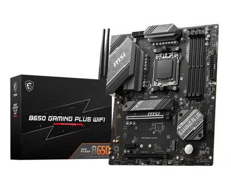 MSI B650 GAMING PLUS WIFI / B650 / AM5 / 4x DDR5 / PCIEx16 / 2.5GLAN / WiFi / ATX