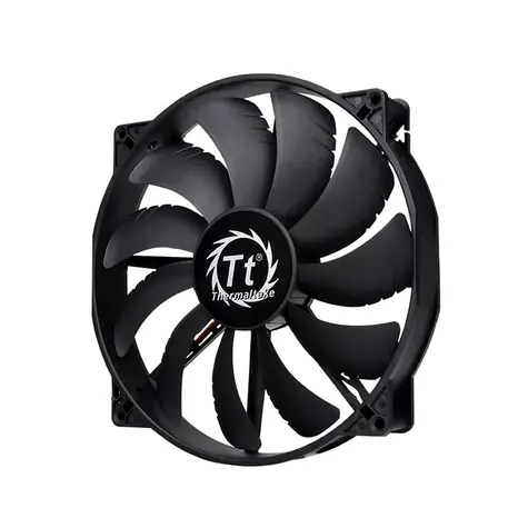 THERMALTAKE Pure 20 černá / Ventilátor / 200 mm / Sleeve Bearing / 800 RPM @ 28.2 dB / 129.64 CFM