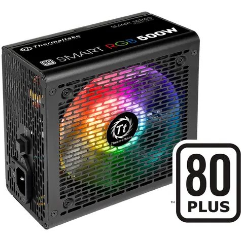 THERMALTAKE Smart RGB 500W černá / ATX / 500W / 120mm ventilátor / 80PLUS / nemodulární