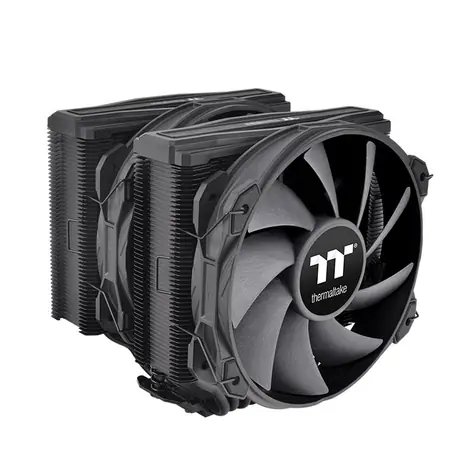 THERMALTAKE TOUGHAIR 710 černá / Chladič CPU / 2x 140 mm / 1400 RPM @ 23.9 dB / 81.96 CFM