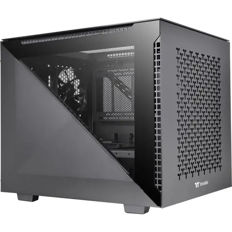 THERMALTAKE Divider 200 TG Air černá / mini ITX / 1x USB-C 3.2 / 2x USB-A 3.0 / bez zdroje / průhledná bočnice  