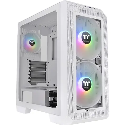 THERMALTAKE View 300 MX bílá / E-ATX / 1x USB-C 3.2 / 2x USB-A 3.0 / bez zdroje / průhledná bočnice 