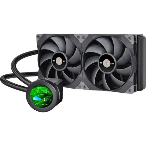 THERMALTAKE Toughliquid Ultra 280 šedá / AIO vodní chladič CPU / 2x 140 mm / 2000 RPM @ 33.2 dB / 119.1 CFM