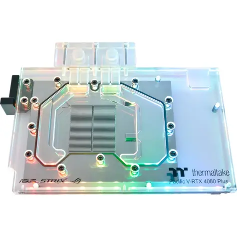 THERMALTAKE Pacific V-RTX 4080 Plus (ASUS ROG & TUF) GPU Water Block čirá / Vodní blok pro RTX 4080