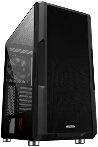 MODECOM Volcano Amirani černá / ATX / 1x USB-C / 2x USB 3.0 / 4x 120mm / bez zdroje / průhledná bočnice