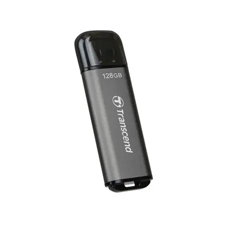Transcend JetFlash 920 128GB šedá / Flash Disk / USB 3.2 Gen 1 / R: 420MBs / W: 400MBs