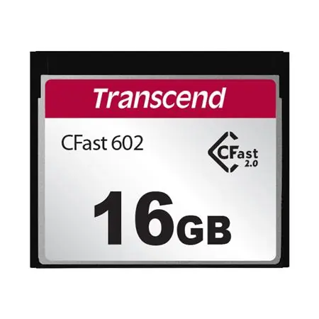 Transcend CFX602 Compact Flash Karta 16GB / R: 500MBs / W: 350MBs 
