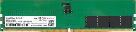 Transcend JetRam 32GB (1x32GB) 4800MHz / U-DIMM / DDR5 / CL40 / 1.1V / 2Rx8