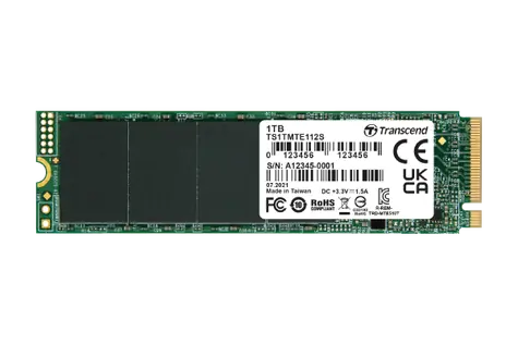 Transcend MTE110S 1TB / M.2 2280 Gen 3 / RW: 1700/1400 MBps / IOPS: 160K/140K / MTBF 1.0mh / 5y
