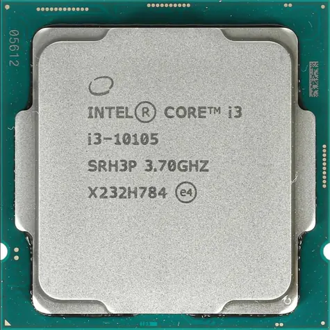 Intel Core i3-10105 @ 3.7GHz - TRAY / TB 4.4GHz / 4C8T / 6MB / UHD 630 / LGA 1200 / Comet Lake / 65W