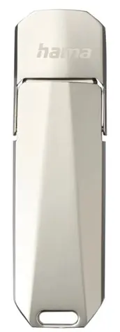 Hama USB Uni-C Deluxe 128 GB stříbrná / Flash disk / USB-C 3.1 / čtení: až 70 MBs