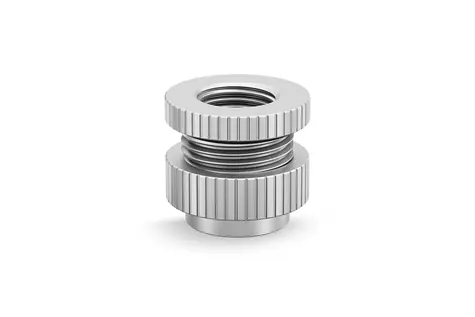 EKWB EK-Quantum Torque Pass-Through G1/4 - Satin Titanium