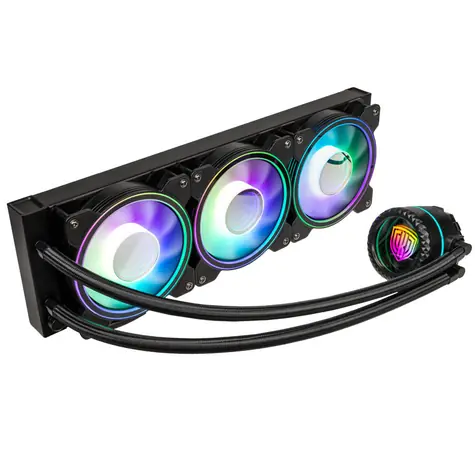 Kolink Umbra Void 360 AIO Performance ARGB černá / AIO vodní chladič CPU / 3x 120mm / 2600 RPM @ 30 dB / 65.2 CFM