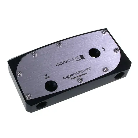 Aqua Computer aquacover dual DDC pump cover for DDC pumps G1/4