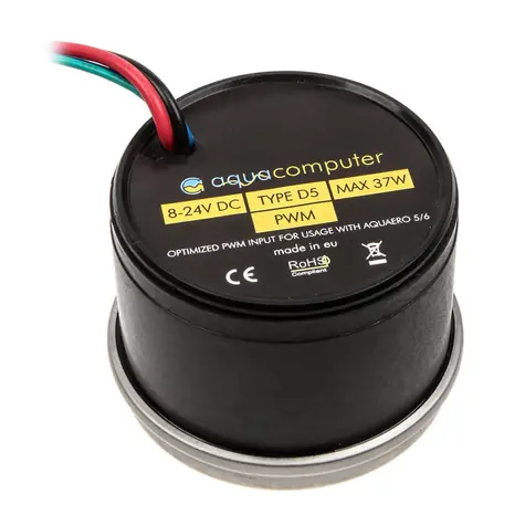 Aqua Computer D5 pump motor with PWM input and speed signal