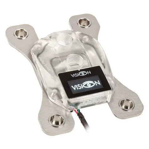 Aqua Computer cuplex kryos NEXT with VISION AM5/AM4 acrylic/nickel