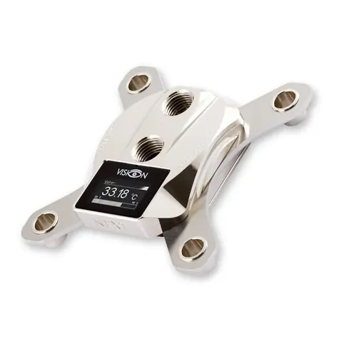 Aqua Computer cuplex kryos NEXT with VISION 1700 nickel/nickel