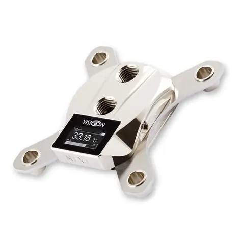 Aqua Computer cuplex kryos NEXT VARIO with VISION 1700 nickel/nickel