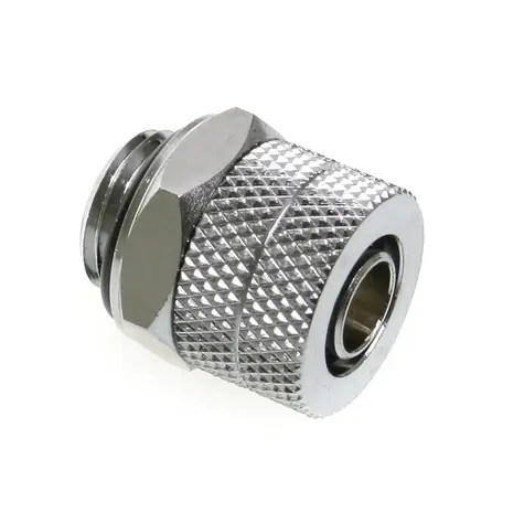 BitsPower Připojení přímé G1/4 palce samec na 10/8 mm - II stříbrná