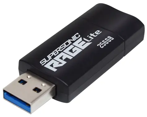 Patriot RAGE Lite 256GB černá / Flash Disk / USB 3.2 Gen 1 - (USB-A 3.0)