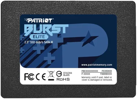 Patriot Burst Elite 1.92TB černá / SSD / 2.5
