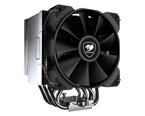 Cougar Forza 85 Essential černá / Chladič CPU / 120mm / Hydraulic Bearing / 34.5dB @ 2000RPM / 143.53 m3h / 4-pin