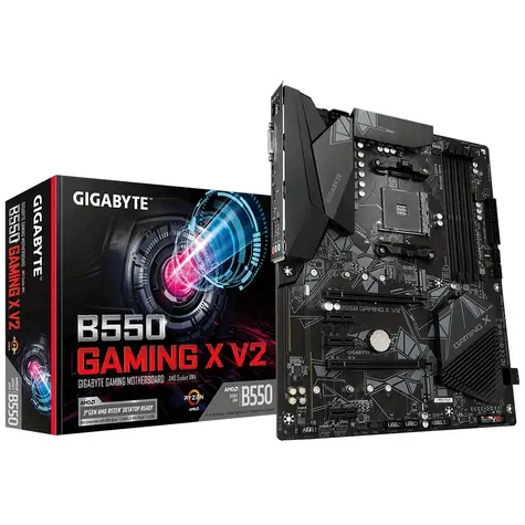 GIGABYTE B550 GAMING X V2 / B550 / AM4 / 4x DDR4 / PCIEx16 / 1x 1GLAN / ATX