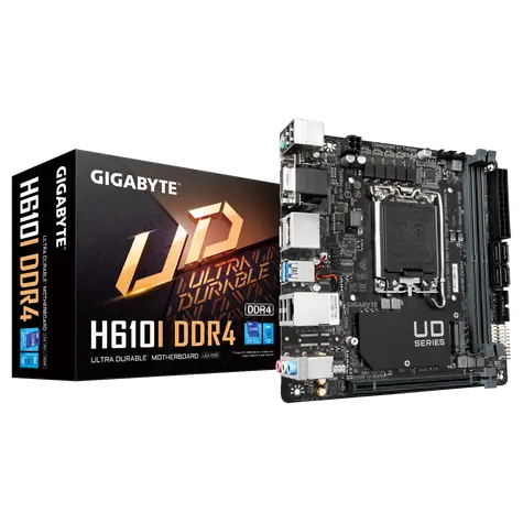 GIGABYTE H610I / H610I / LGA1700 / 2x DDR4 / PCIEx16 / 1x GLAN / mITX