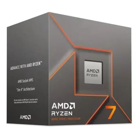 AMD RYZEN 7 8700F 4.1GHz - TRAY / Turbo 5.0GHz / 8C16T / L2 8MB L3 16MB / AM5 / 65W
