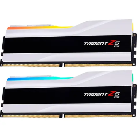 G.Skill Trident Z5 RGB White 48GB (2x 24GB) 8200MHz / DDR5 / CL40 / DIMM / 1.35V / Non-ECC / Unbuffered / XMP 3.0