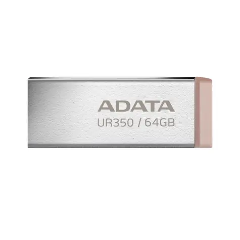 ADATA UR350 64GB hnědá / USB 3.2 Type A / čtení: 100MBps / FAT32