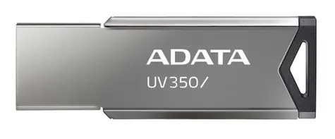 ADATA UV350 128GB stříbrná / USB 3.2 Type A / čtení: 100MBps