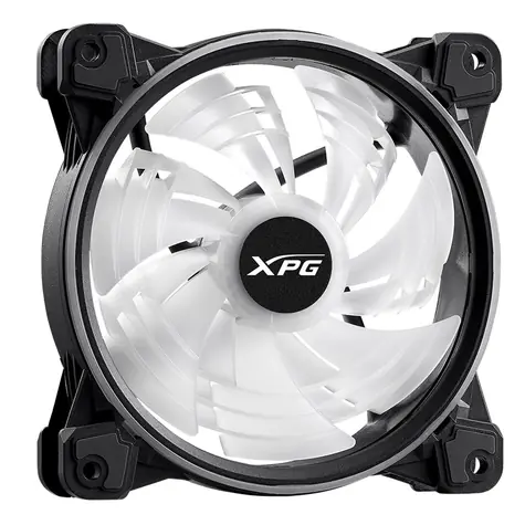 ADATA XPG Hurricane (120mm) černá / 120mm / 18.17dB @ 2000RPM / Fluid Dynamic Bearing / 61.5CFM / RGB