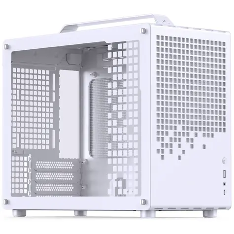 Jonsplus Z20 bílá / Micro-ATX / 1x USB-A 3.2 / 1x USB-C 3.2 / průhledná bočnice 