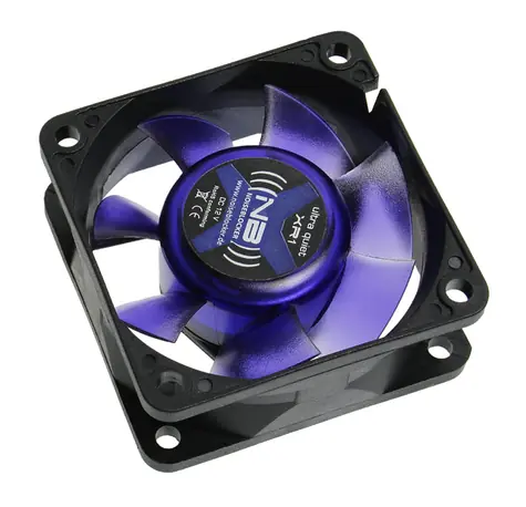 Noiseblocker BlackSilent Fan XR-1 modrá / 60mm / 11 dB @ 1600 RPM / 10.59 CFM / 3-pin